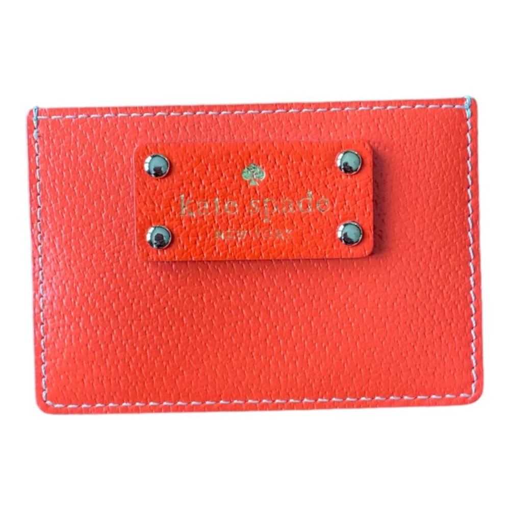 Kate Spade Card Case Bright Orange